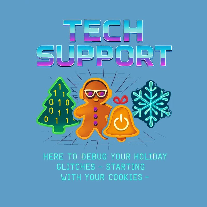 Lustiger Technischer Support Debug Weihnachten