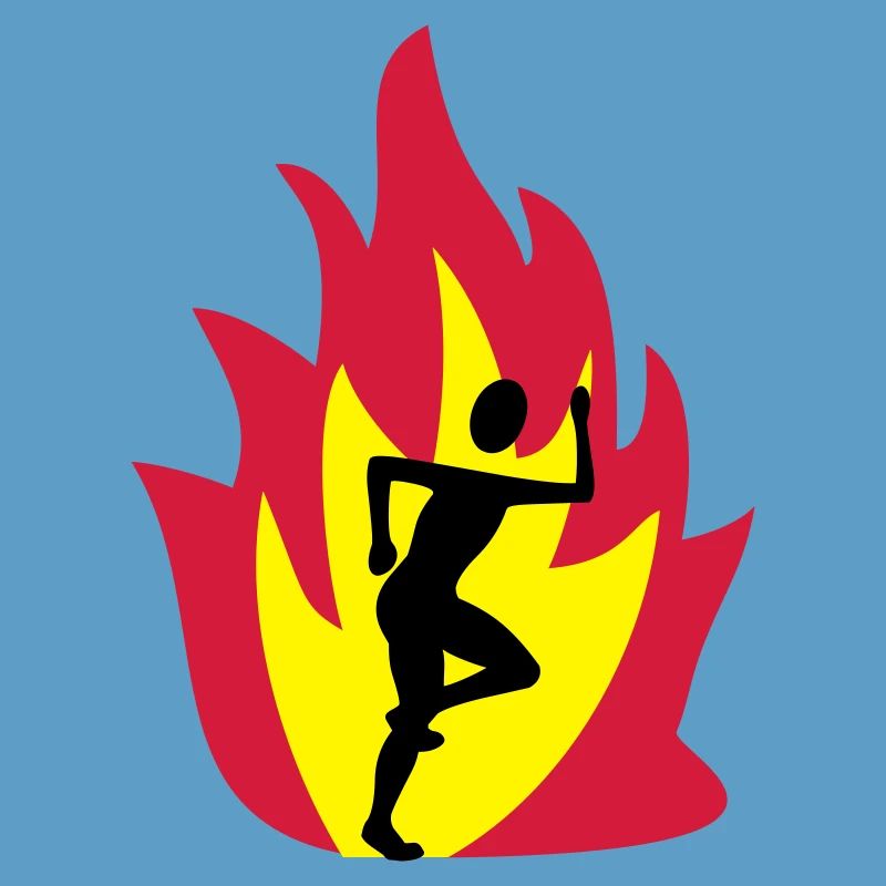 Runner flame