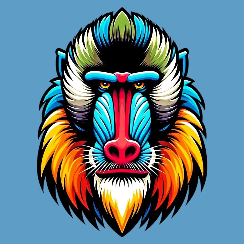 Mandrill monkey