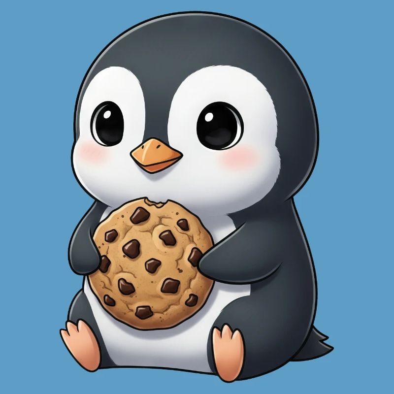 Biscuits pingouins mignons Biscuits de dessin animé Candy