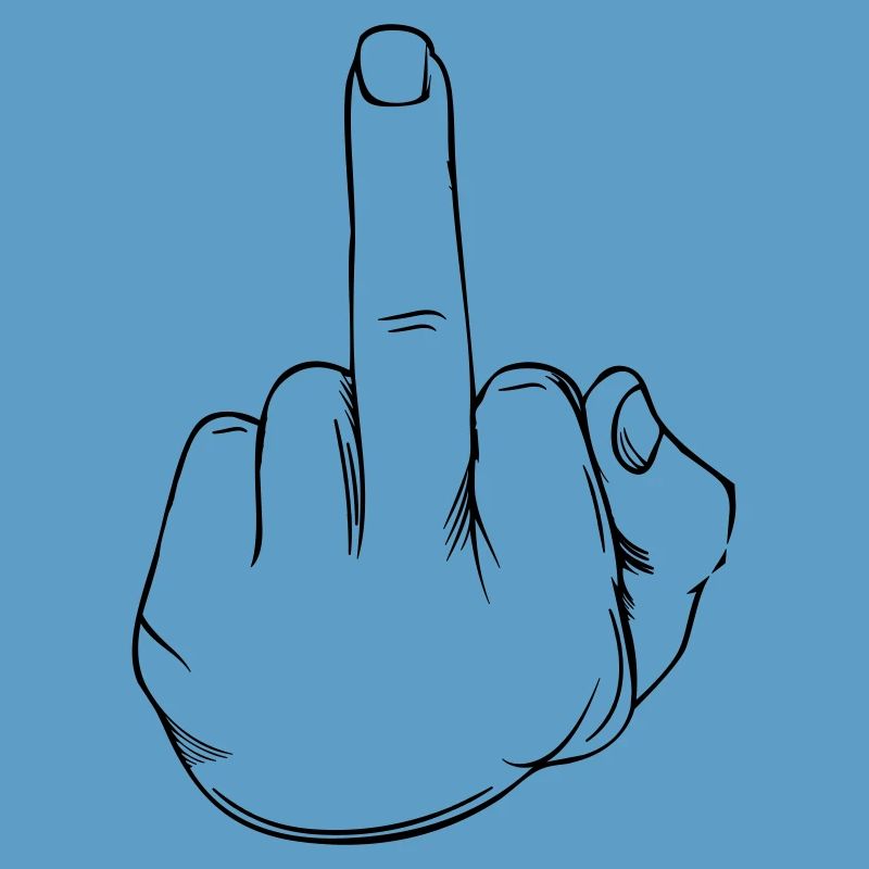 Mittelfinger Statement