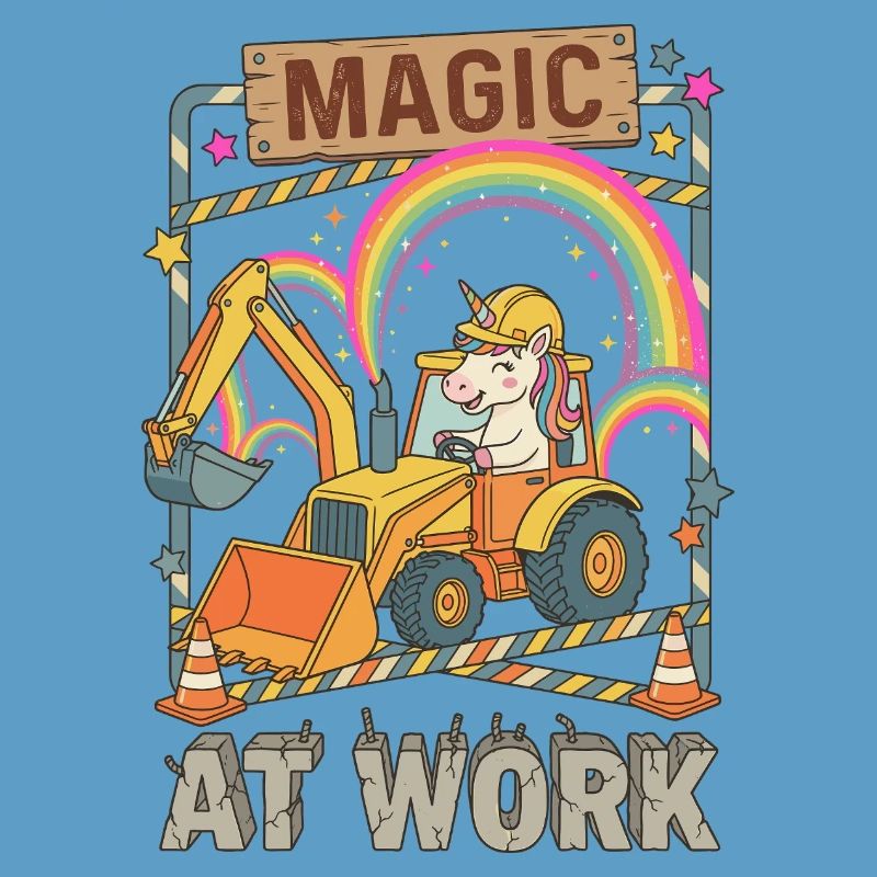 Magic At Work Einhorn Bagger