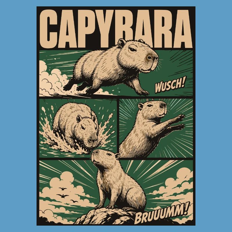 Chilliges Capybara Comic