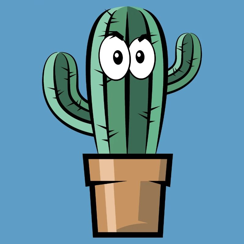 comic kaktus symbol geschenkidee comic fun cactus