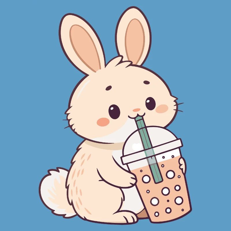 Rabbit Bubble Tea Süßigkeit