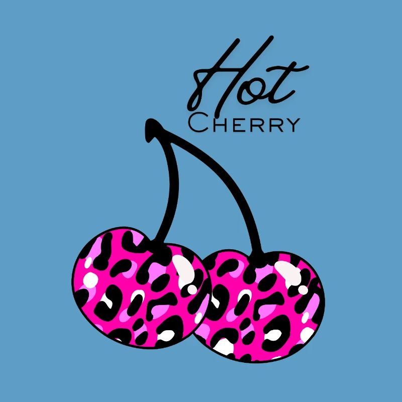 Pink Leopard Muster cherry