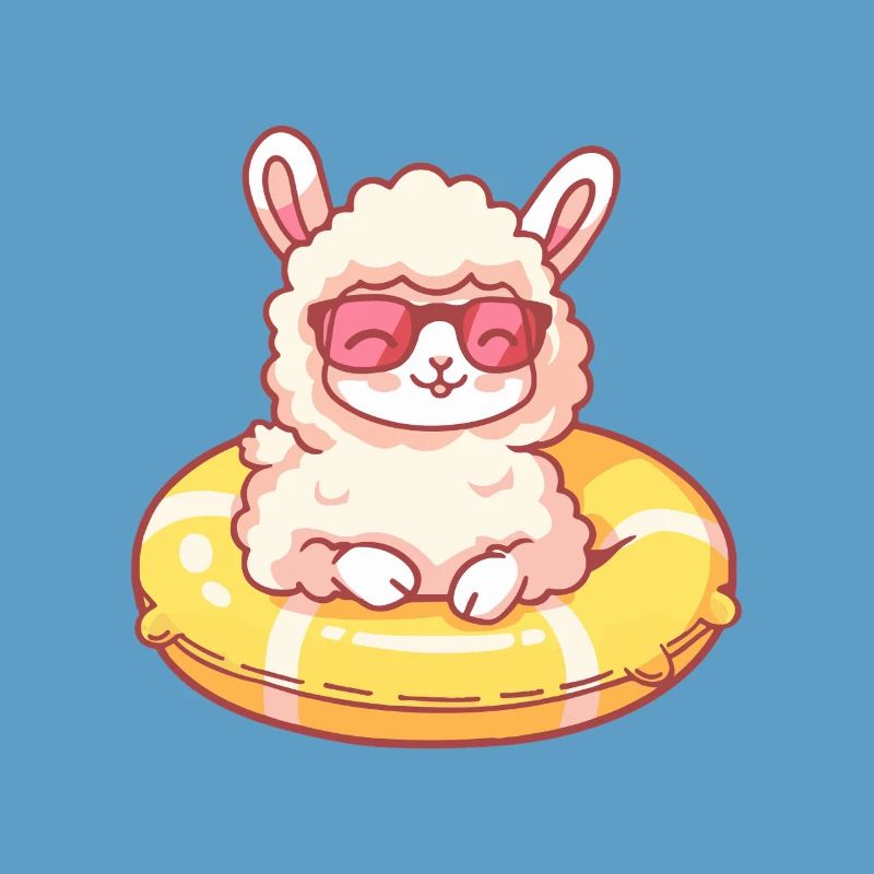 Alpaca Llama Comic Cool