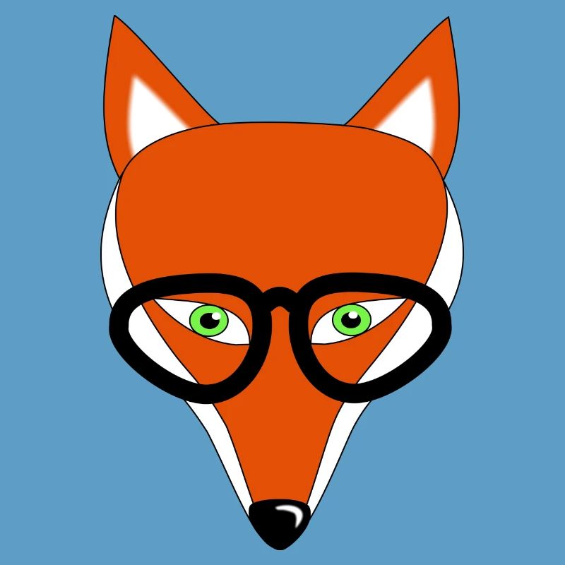 fuchs mit brille geschenk