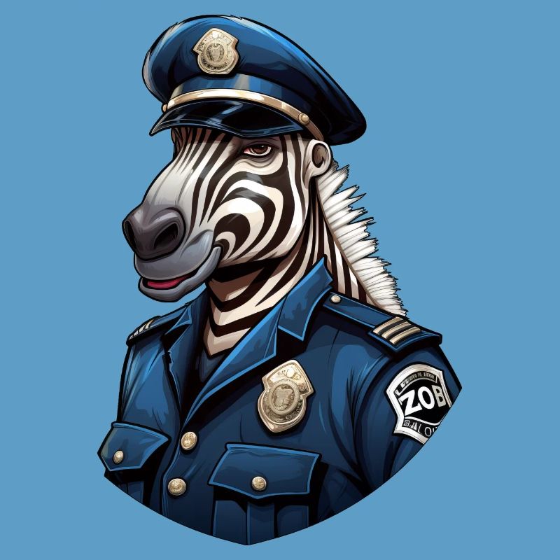 Zebra Policeman