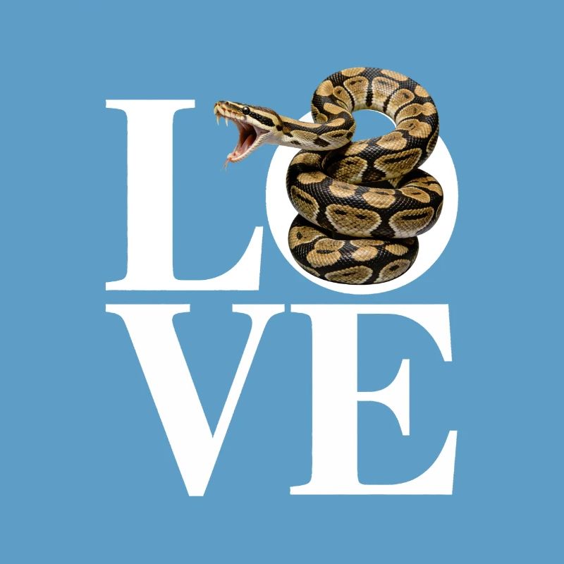 Les serpents rois Python ADORENT les pythons de terrarium