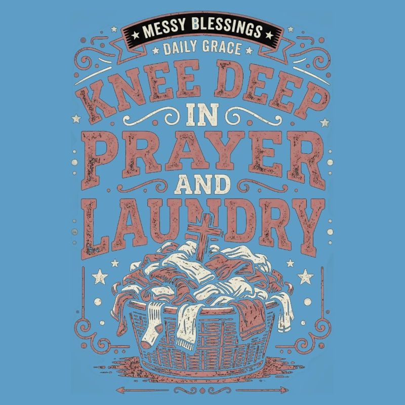 Knee Deep In Prayer And Laundry Messy Blessings