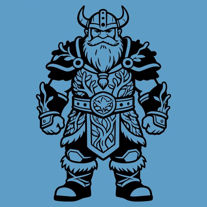 Dwarf with armor