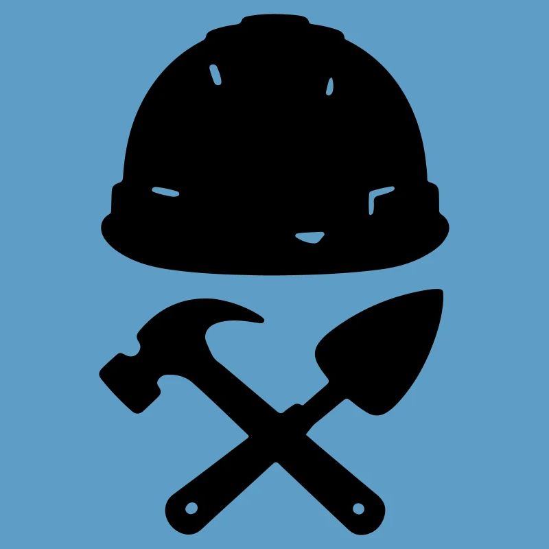 T-shirt Construction - Builder Tools Helmet