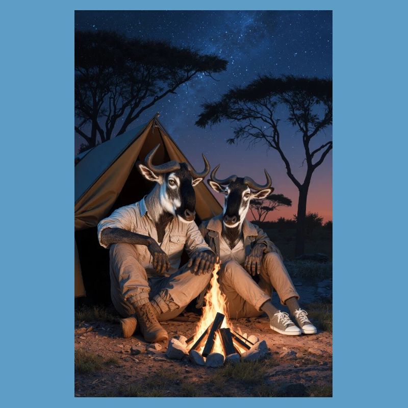 Wildebeest Humanoid Pair