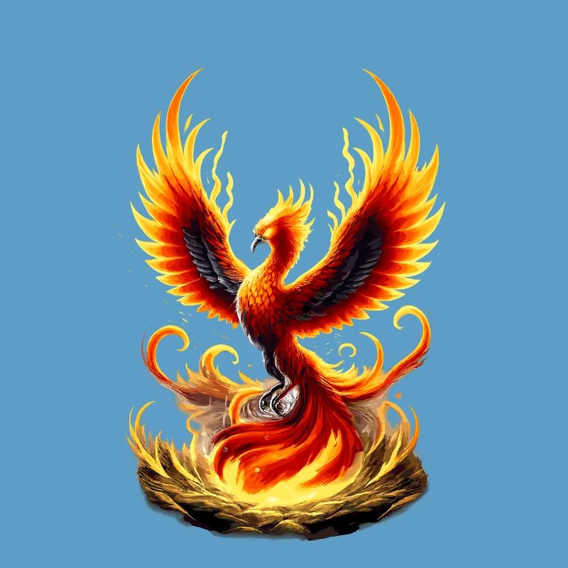 Fire Phoenix Flame Vortex
