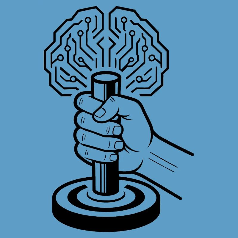 Digital Brain Cyborg Artificial Intelligence