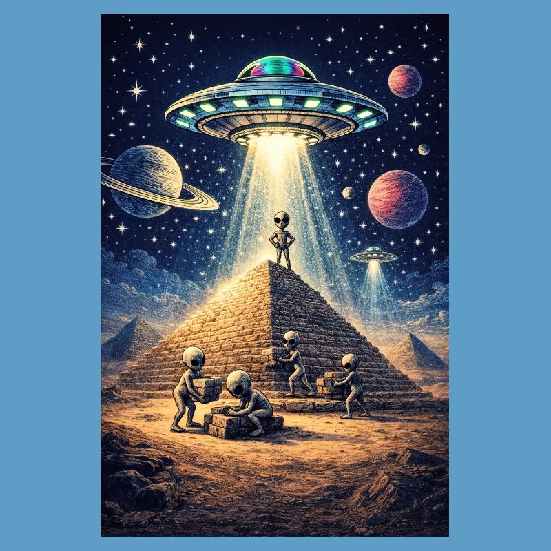OVNI de la pyramide extraterrestre