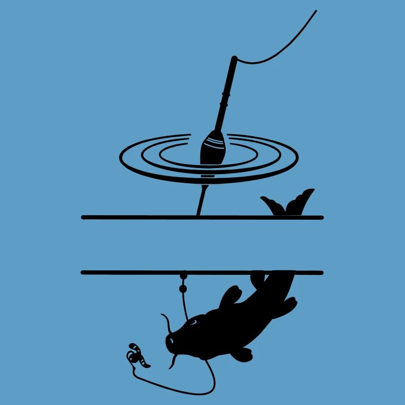 Fish float and bar in between for your own text