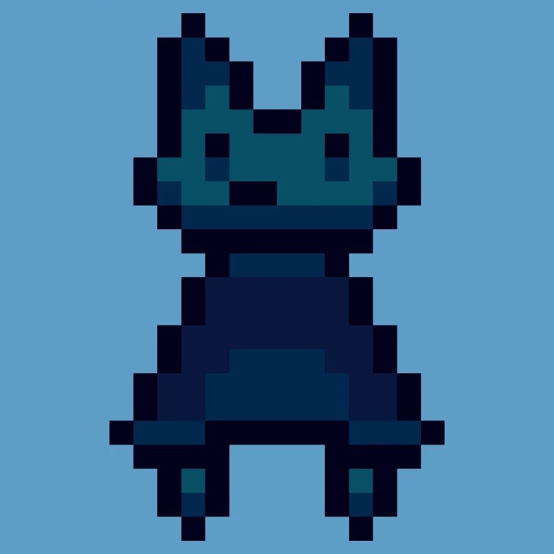 Pixel-Katze