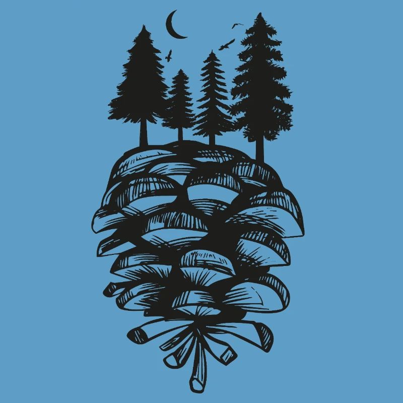 Pine Cone Nature Forest