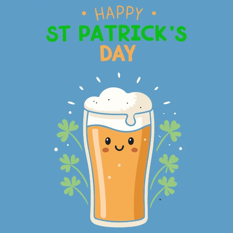Frohes St. Patrick's Day Bier