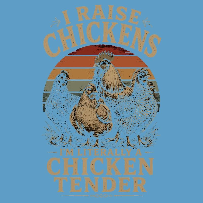 Humor Poules – Ich bin buchstäblich eine Chicken Tender Vin
