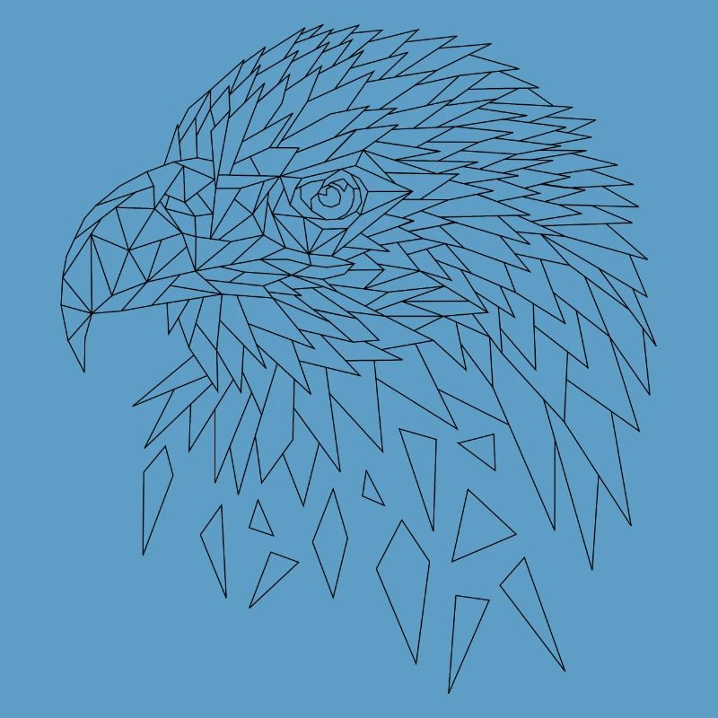 Sea eagle eagle polygons