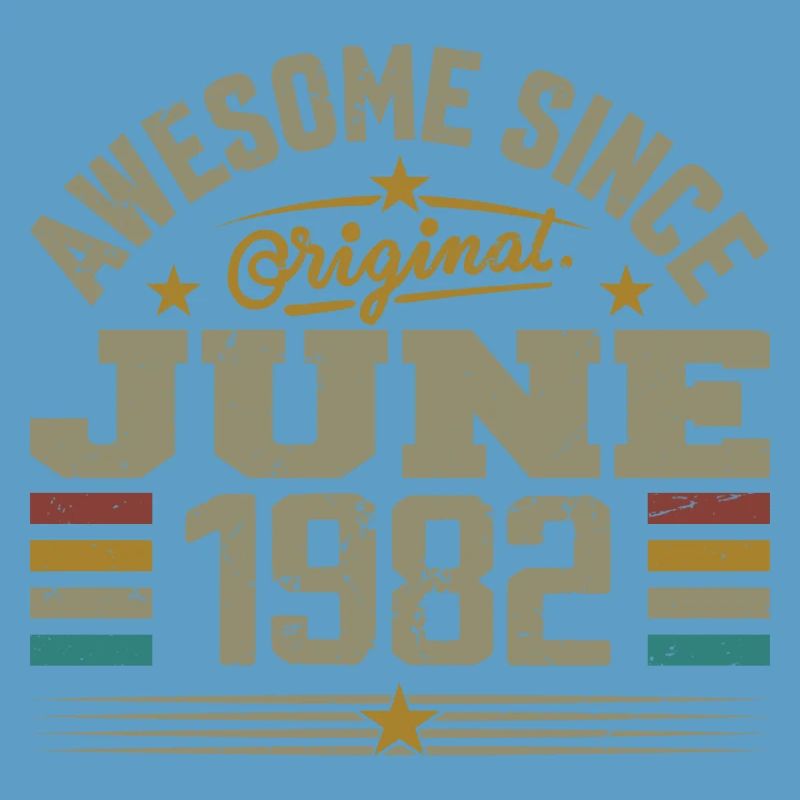 Juni 1982 Geburtstagsgeschenk Juni 1982 Juni