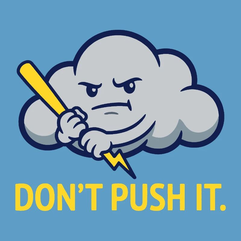 The Grumpy Storm Cloud Warning