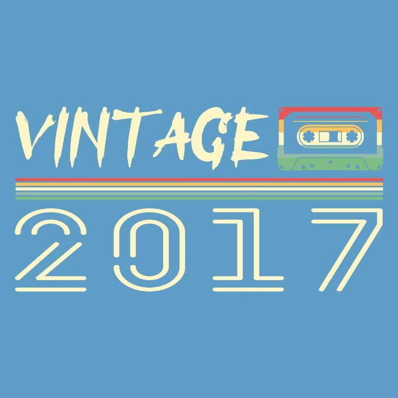 2017 Original 2017 Retro Geburtstagsgeschenk 2017