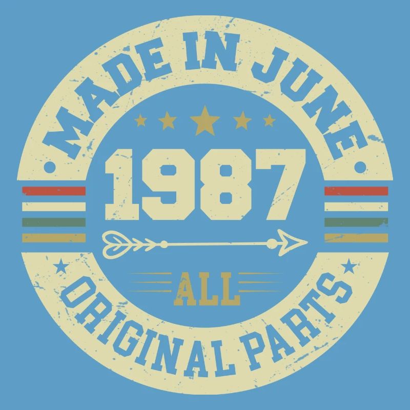 Juni 1987 Geburtstagsgeschenk Juni 1987 Juni 1987
