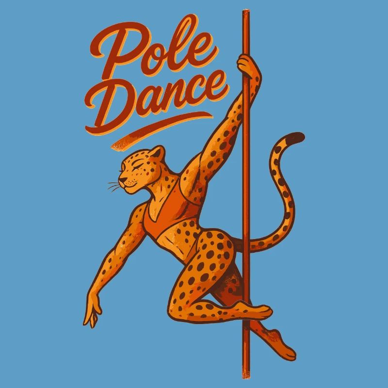 Pole dance Léopard Pole Dancer Cadeau