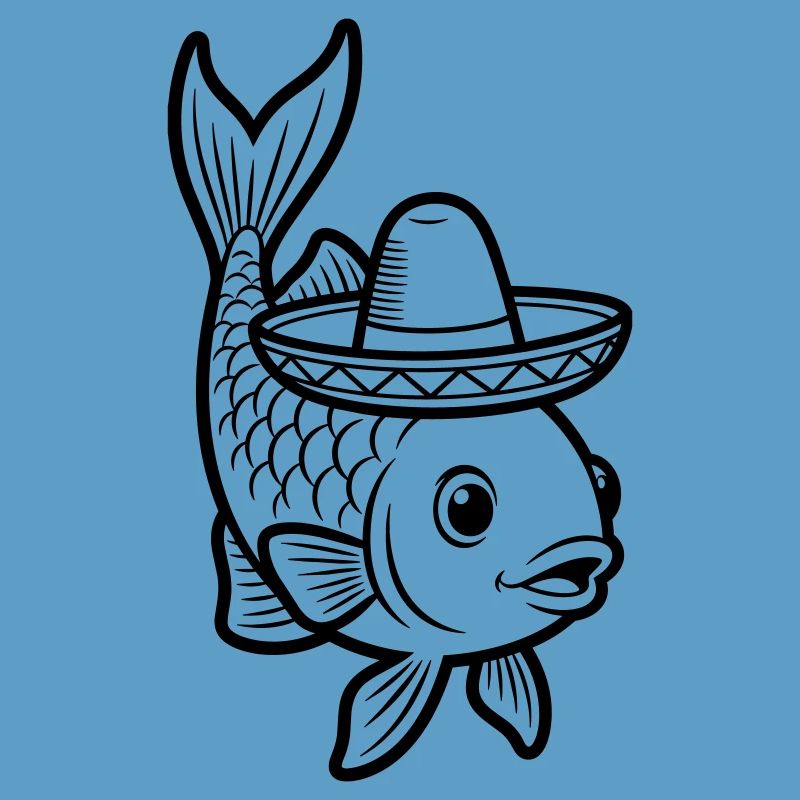 fish sombrero