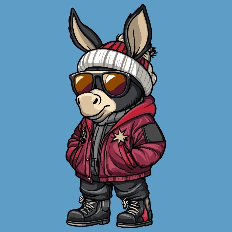 Esel Cool Comic