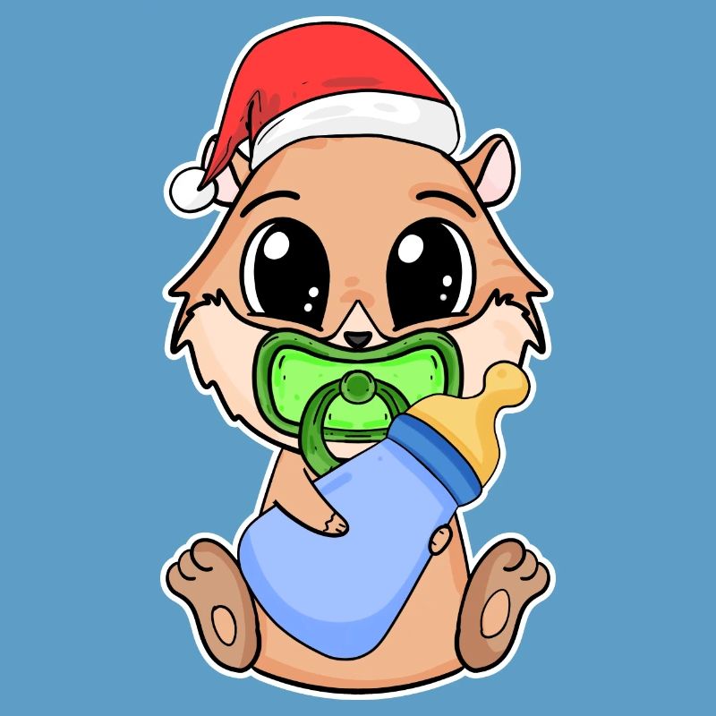 Cochon d’Inde Bébé Cochon d’Inde de Noël
