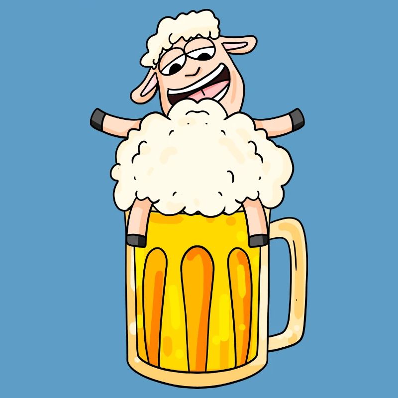 Bier Schaf Comic