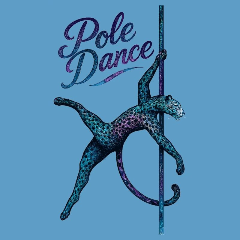 Pole dance Léopard Pole Dancer Pole Cadeau