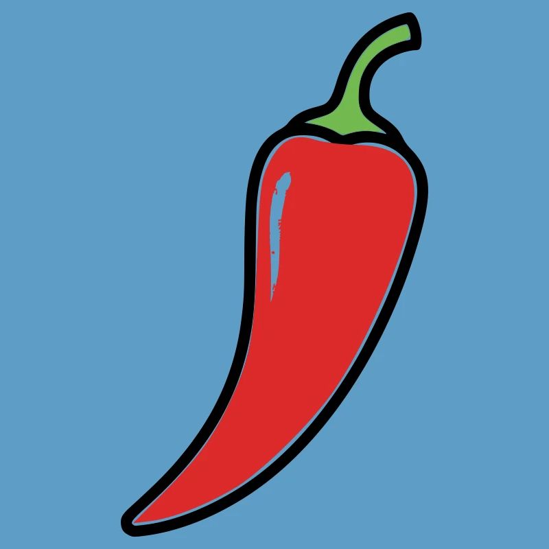 Chili Schote Scharf Comic
