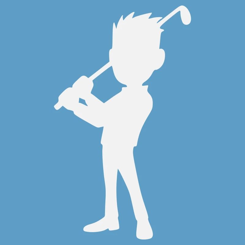 Golf-Design, Golfer Silhouette