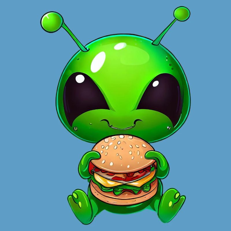 Hungry Alien: Cheeseburger Devourer