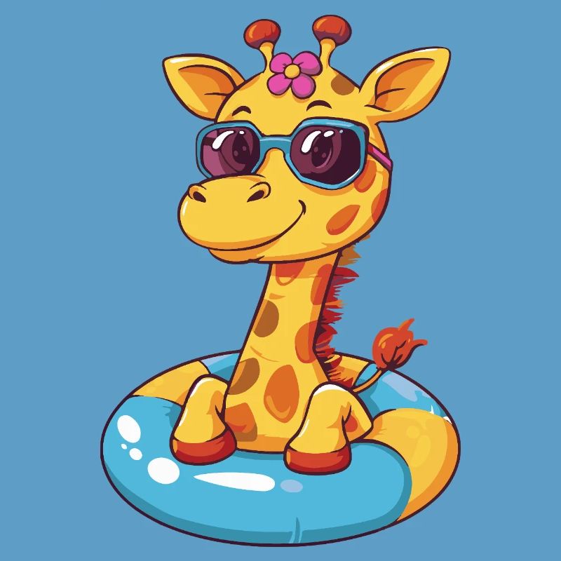 Giraffe Comic Cool