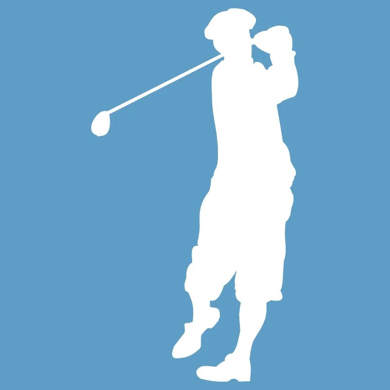 Silhouette de golf