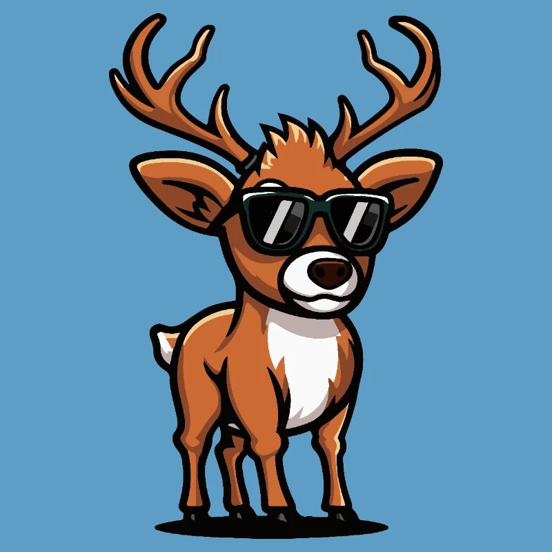 Cerf Cool Bande Dessinée