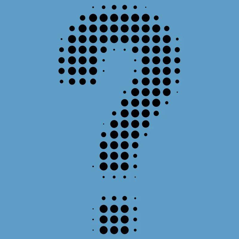 Fragezeichen Pixeloptik