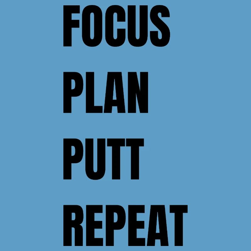Répétition du putt du plan Focus Golf