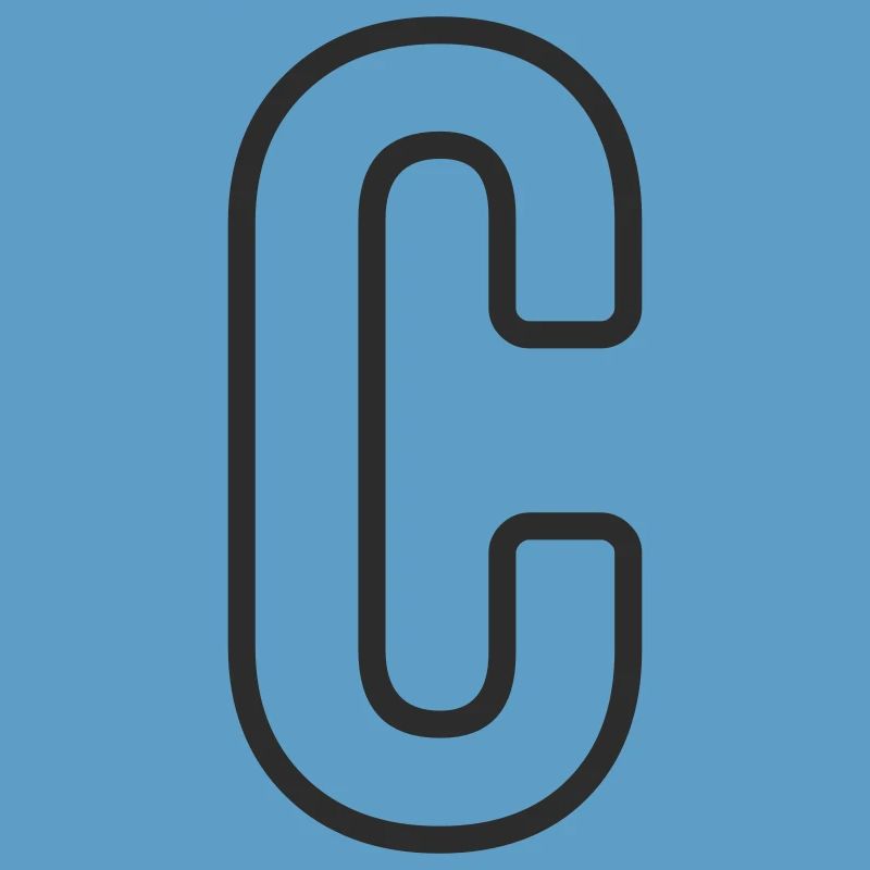 Buchstabe C Typodesign
