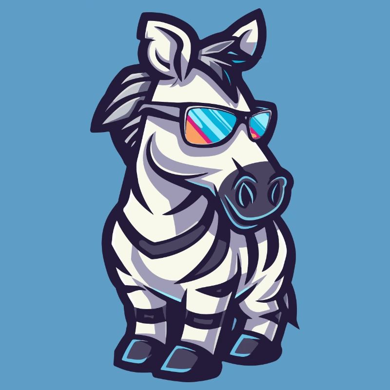 Zebra Cool Comic