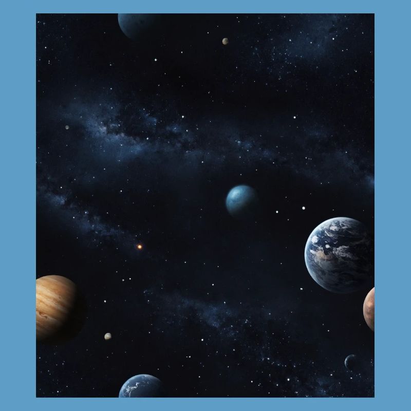 Planets in space