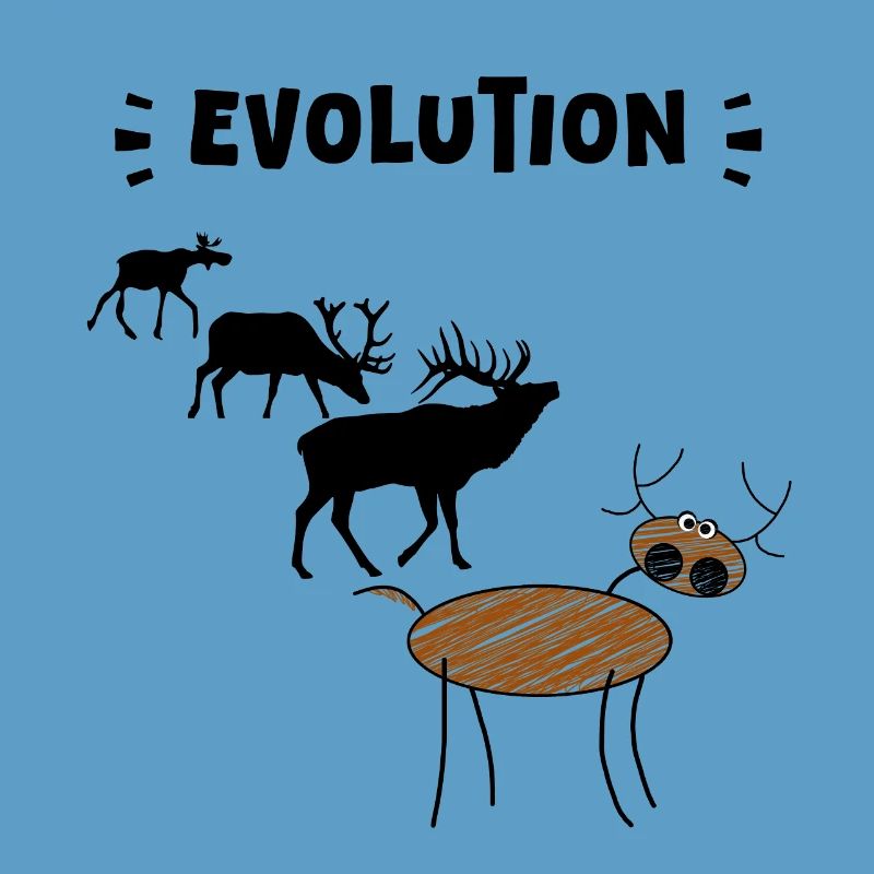 Deer Evolution – Funny Stages of Evolution.