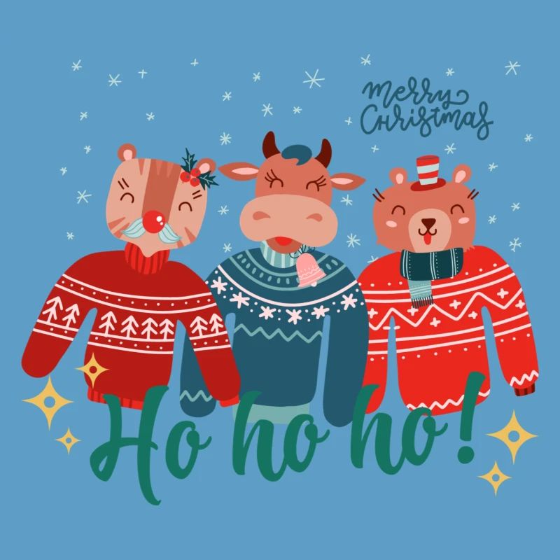 Laid de Noël Pull - Joyeux Noël